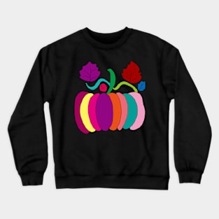 Halloween Pumpkin Pattern Crewneck Sweatshirt